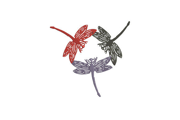 3 Dragonflies