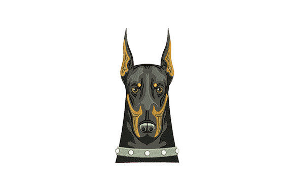 Doberman Head