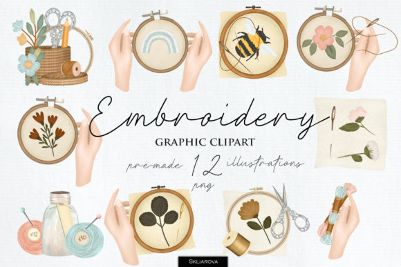 Embroidery Graphic Clipart